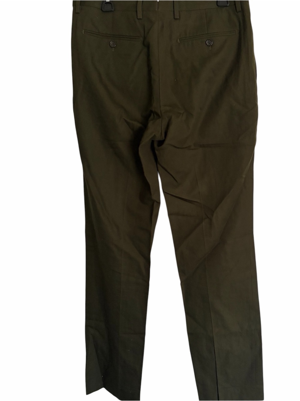 Banana Republic Men's Slim Fit Olive Green Dress Pants - Picture 2 of 3